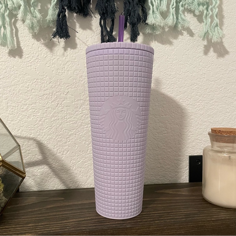 Starbucks Lilac Grid Cold Cup Venti